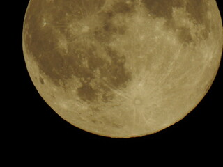 Obraz na płótnie Canvas moon close up