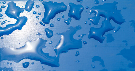 drops after the rain with the glare of the sun 2