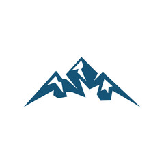 Fototapeta na wymiar Mountain Logo Vector Design Template