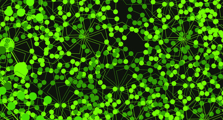 abstract green background with light