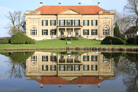 Historic Harkotten Castle in Sassenberg, Germany