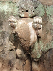 Some stone design can see from kingdom of polonnaruwa
