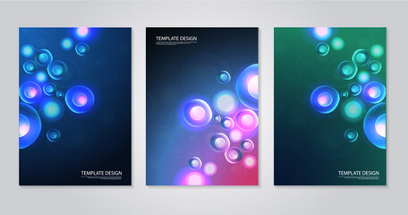 Template brochure or cover book, page layout, flyer design. Concept and idea for health care, technology. science icon pattern medical innovation concept. vector design.