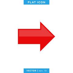 Arrow icon vector design template