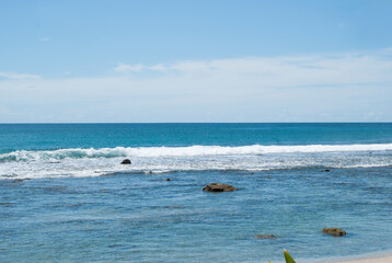 Obraz premium The beauty of Lampuuk Beach, Aceh Besar Regency, Aceh Province