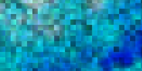 Light BLUE vector background with rectangles.