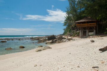 The beauty of Lampuuk Beach, Aceh Besar Regency, Aceh Province