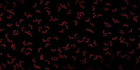 Dark Pink vector texture with religion symbols.