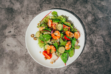 caesar with shrimps