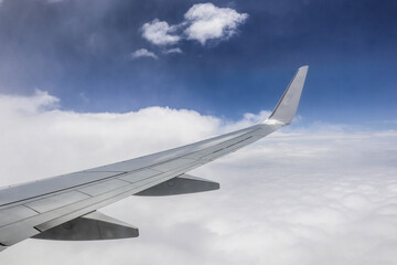 view from airplane window