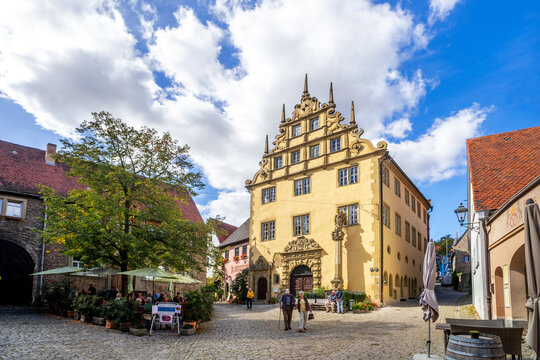 Rathaus, Sulzfeld am Main, Bayern, Deutschland 