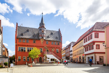 Fototapeta premium Rathaus, Ochsenfurt, Bayern, Deutschland 