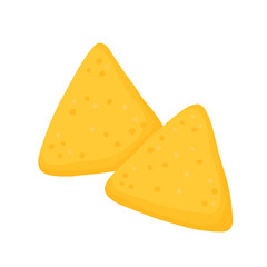 Vector cartoon nachos illustration icon design