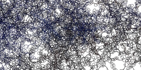 Light Blue, Yellow vector background with bent lines.