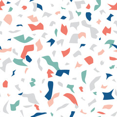Vector seamless terrazzo pattern. File includes swatch of the pattern, that you can scale and rotate as you want.