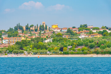 Moniga del Garda situated at Lago di Garda in Italy