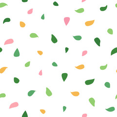 Abstract colorful drops seamless pattern