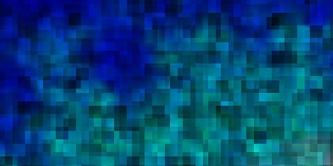 Light BLUE vector background with rectangles.