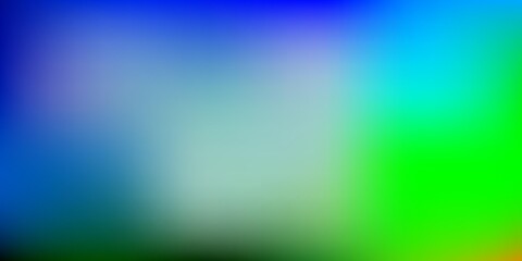 Light Blue, Green vector blur pattern.