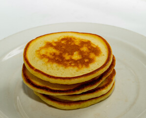 A stack of delicious pancakes.