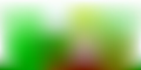 Dark Green vector gradient blur pattern.
