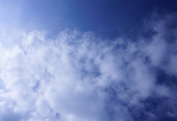 blue sky with clouds
