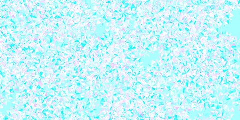 Light Pink, Blue vector texture with bright snowflakes.
