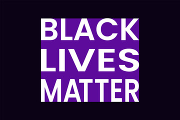 Fototapeta na wymiar Black lives matter quote, phrase or slogan.