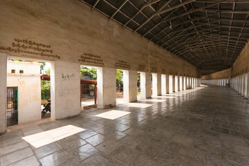 Tunnel Entrance to Shwezigon Pagoda in Bagan Myanmar, Burma