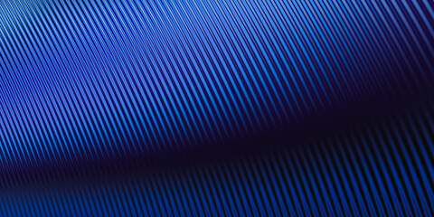 Blue simple volumetric gradient effect, 3D illustration, 3D rendering