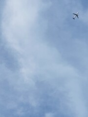 airplane in the sky