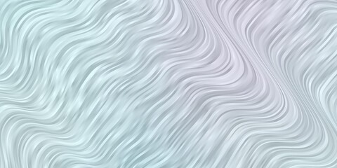 Light BLUE vector background with bent lines. Abstract illustration with bandy gradient lines. Best design for your posters, banners.