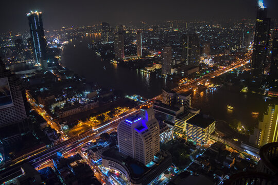Vista nocturna de Bangkok © TC2412