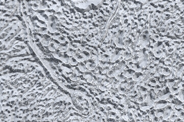 Silver plate- engraving on metal. Embossment- relief image