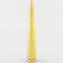 3d Rendering of a 50 BMG Cartridge