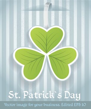 vector image on St. Patrick's Day for your business