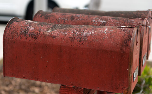 Old Rusty Mailbox