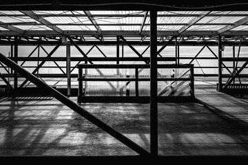 Architecture Lines in Monochrome