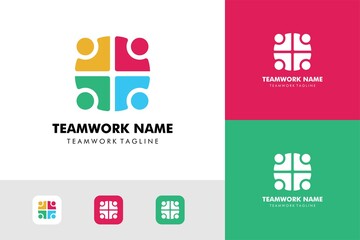 Teamwork Logo : Business Theme, Community Theme, Teamwork Theme, Infographics and Other Graphic Related Assets.