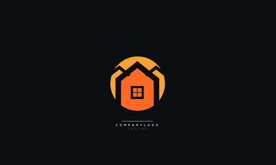 Moden and creative home, building, house, key real estate logo