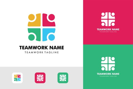 Teamwork Logo : Business Theme, Community Theme, Teamwork Theme, Infographics and Other Graphic Related Assets.