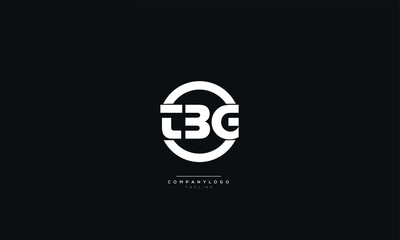 TBG Letter Logo Alphabet Design Icon Vector Symbol