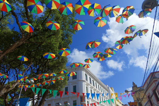 Colorful Carnival Umbrellas