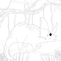 Dinosaur Brachiosaurus Suitable For Any Of Graphic Design Project Such As Coloring Book And Education