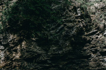 abstract background of a cave