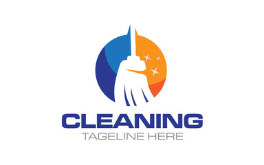 Creative for house clean logo design