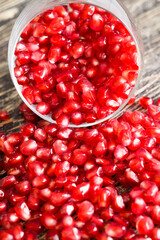 red juicy pomegranate