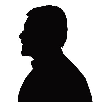 recommend clip art: a man head silhouette vector