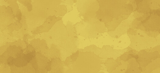 yellow  texture background,  watercolor stain and grunge texture  with fall colors