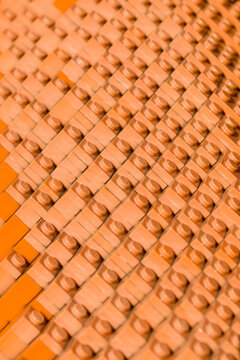 BERLIN - AUGUST 31, 2012: Background of Lego blocks. Lego is a popular line of construction toys manufactured by The Lego Group.